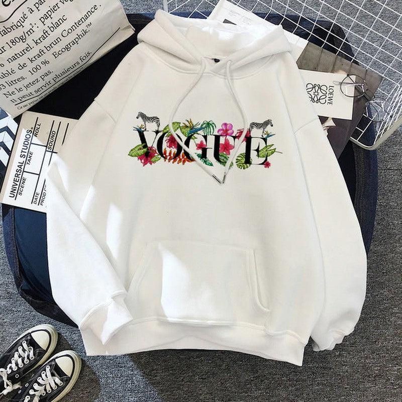 Cheky - Winter Hoodies Women Loose Korean Style Harajuku Sweatshirt