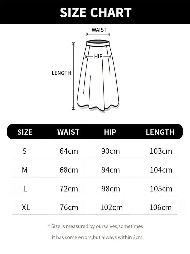 Cheky - Women's Black Elegant Satin Fashion Slim Skirts Four Seasons Casual High Waist Club Office Maxi Skirt