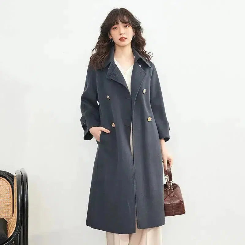 Cheky - Double-faced cashmere overcoat