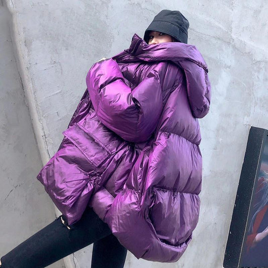 Cheky - Glossy down jacket