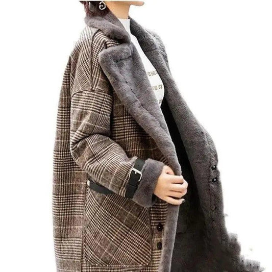 Cheky - Ladies autumn and winter woolen coat