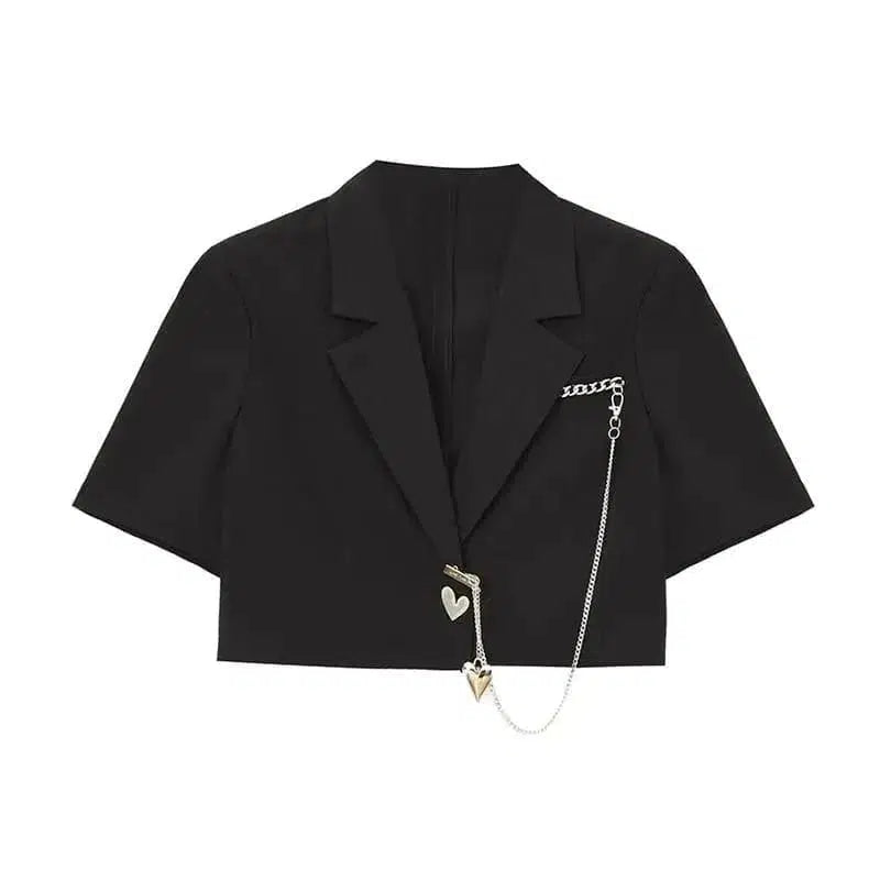 Cheky - Suit Jacket Women Short Casual Suit Jacket