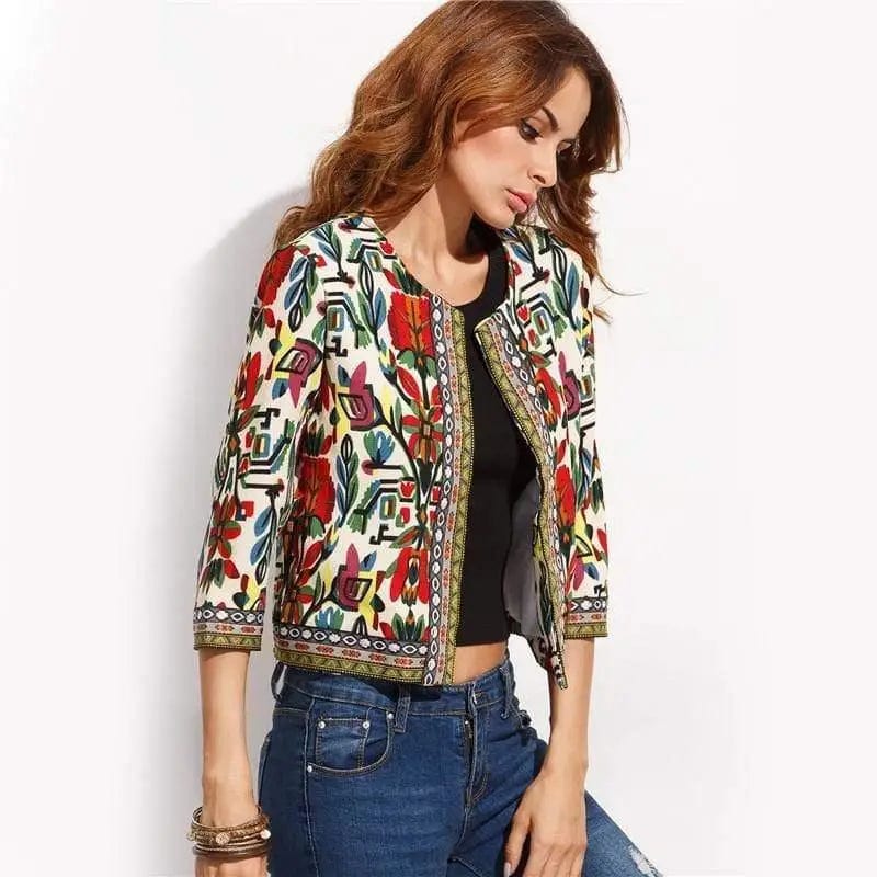 Cheky - Printed short coat