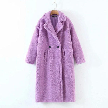 Cheky - Street style lamb wool coat